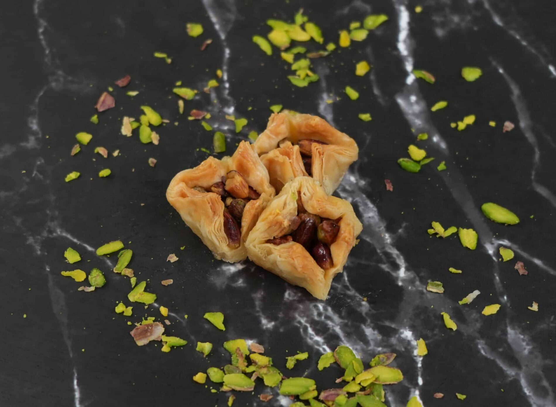 Booag mit Pistazien / بوج فستق